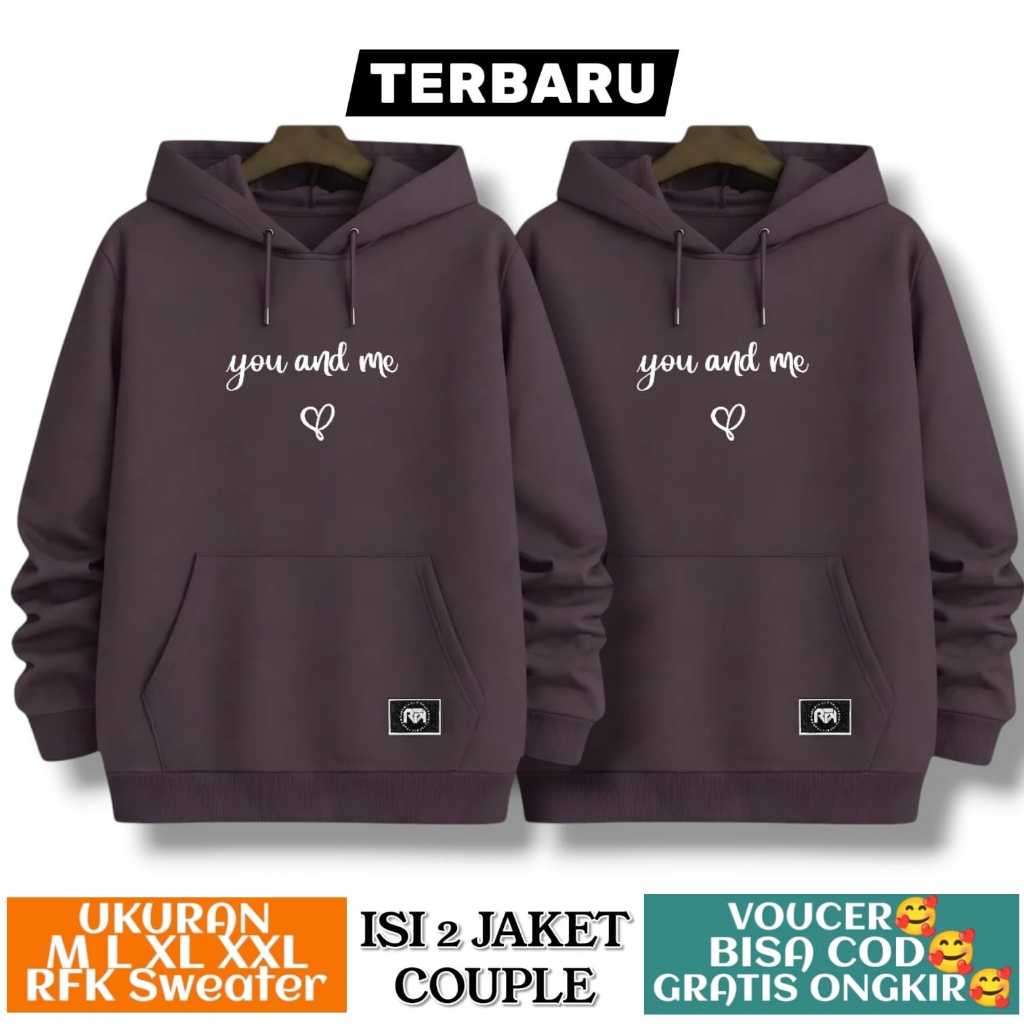 jaket sweater couple pasangan / Sweater couple pasangan 2 pcs tebal / Sweater couple pacar / Hodie c