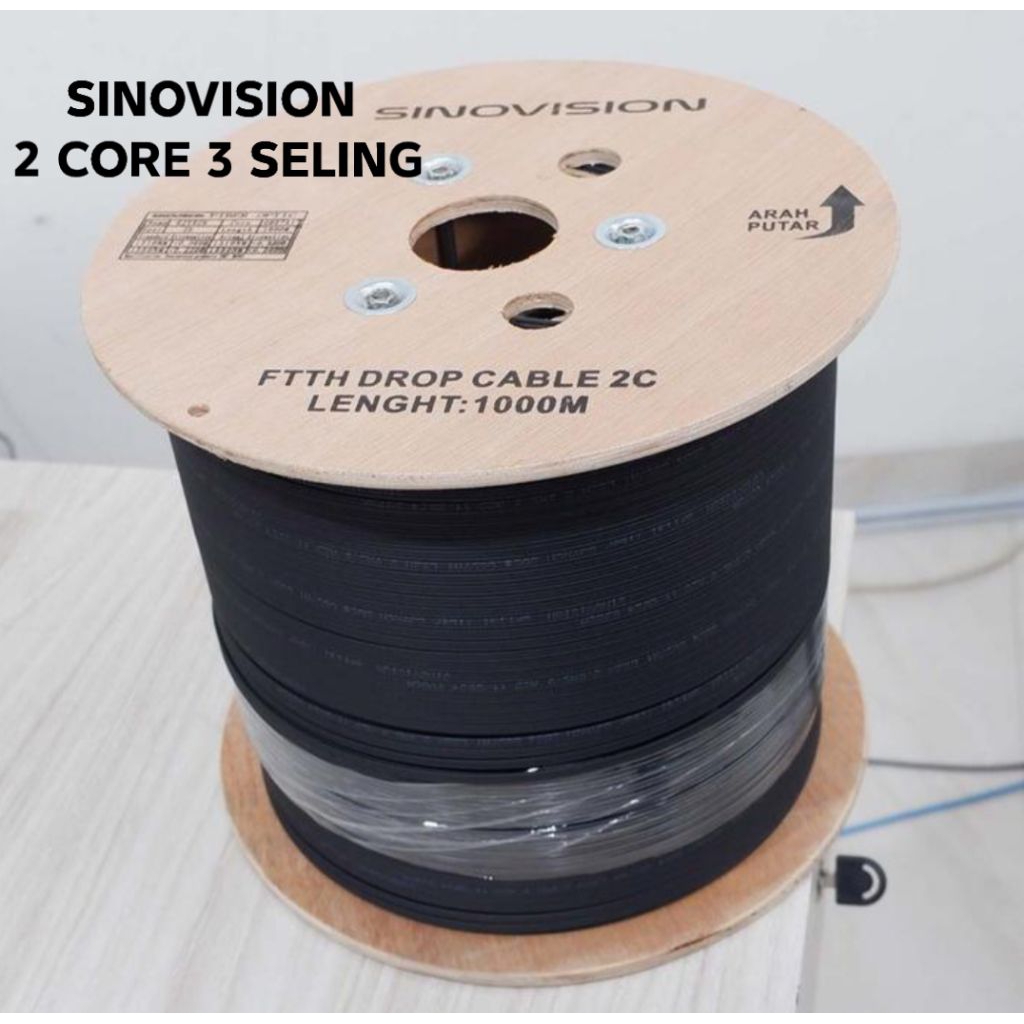 SINOVISION KABEL DROPCORE FIBER OPTIC 2.Core