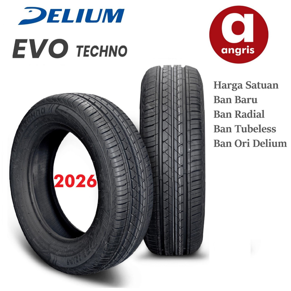 Delium EVO TECHNO 165 55 R14  Ban 165/55 ring 14 Mobil Ban  Mobil Wuling Air EV