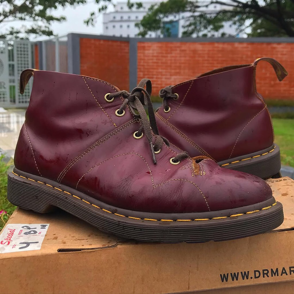Dr Martens Monkey Boots Iconic Spirit of 69 skinheads train   Mit made in thailand In Very Good Cond