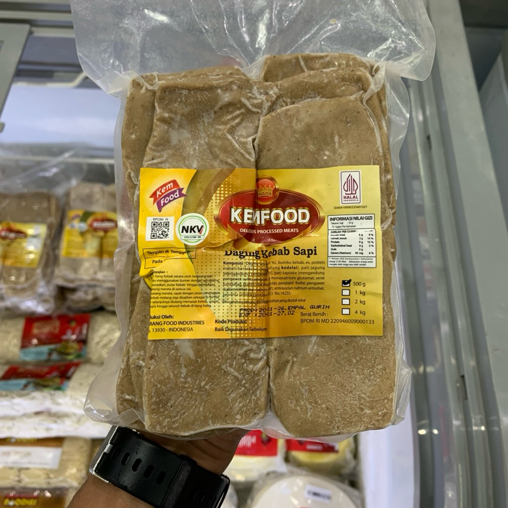 Kemfood Daging Kebab Sapi 500 Gram