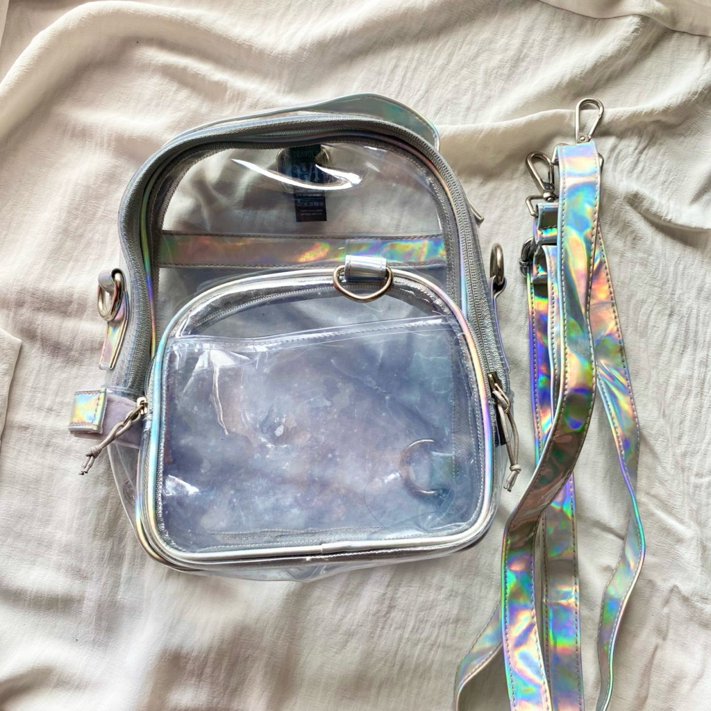 HOLOGRAM TRANSPARANT PVC BAG