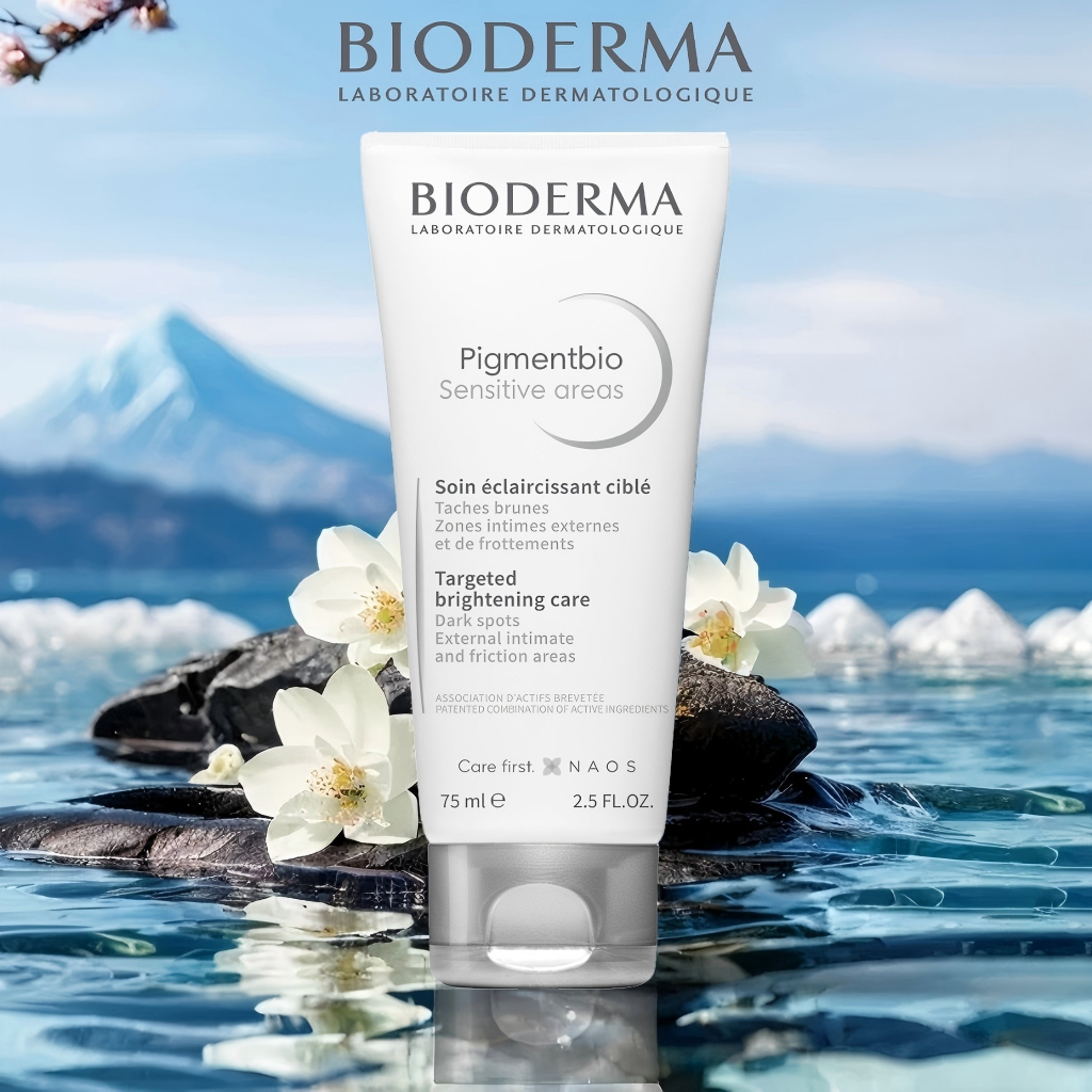 BIODERMA Pigmentbio Sensitive Areas 75ml – Krim Pencerah untuk Kulit Sensitif dan Area Intim