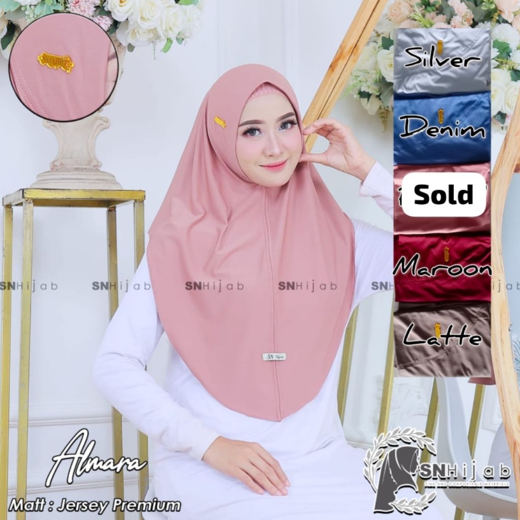 HIJAB SN ALMARA // HIJAB INSTAN // HIJAB BERGO // HIJAB GROSIR MURAH