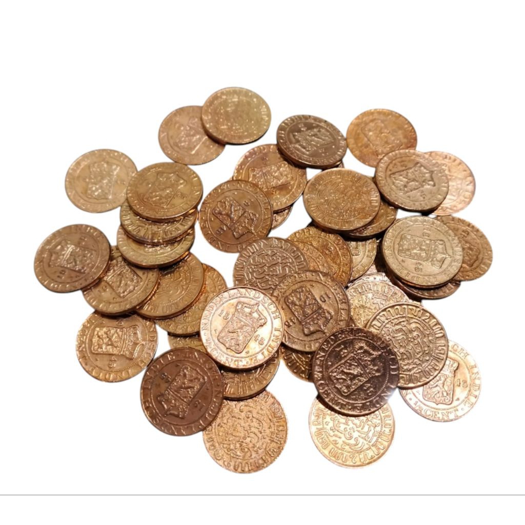 Koin 1/2 Cent Nederlandsch Indi