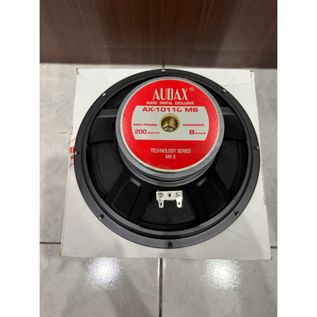 Speaker Audax 10inch AX-10110 MB fullrange dull range AX-8027MB AX 8027 MB 10in 10” audax original
