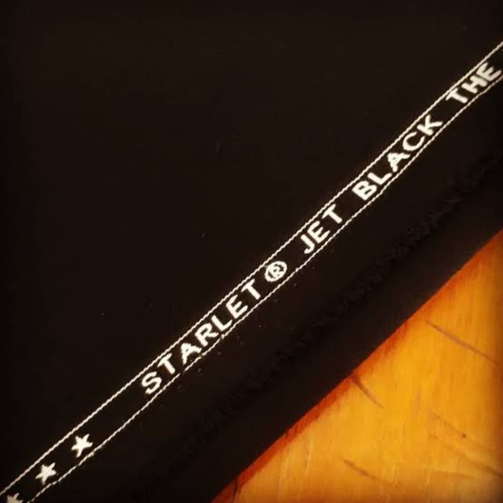 Kain Jet Black Starlet High Twist(kain untuk jas dan celana)