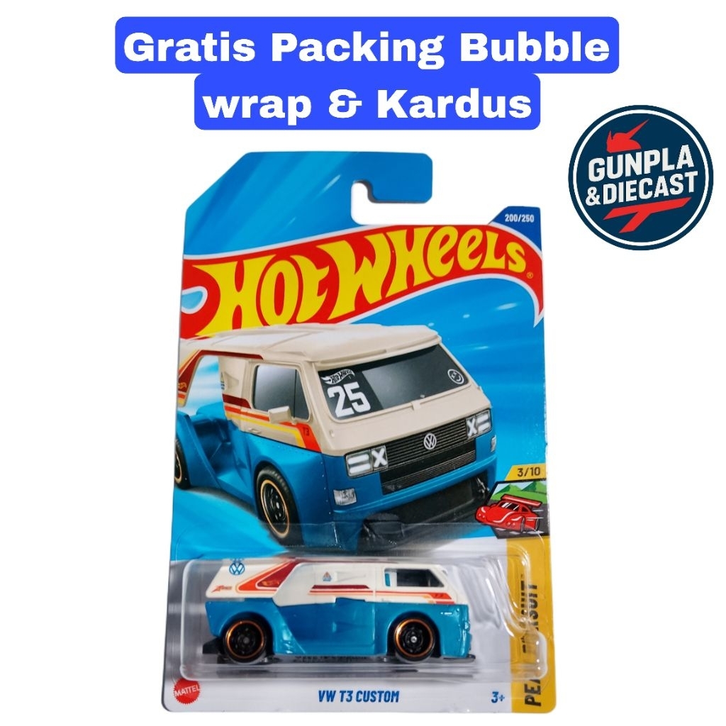 Hot Wheels VW T3 Custom Biru Lot K 2025 Diecast