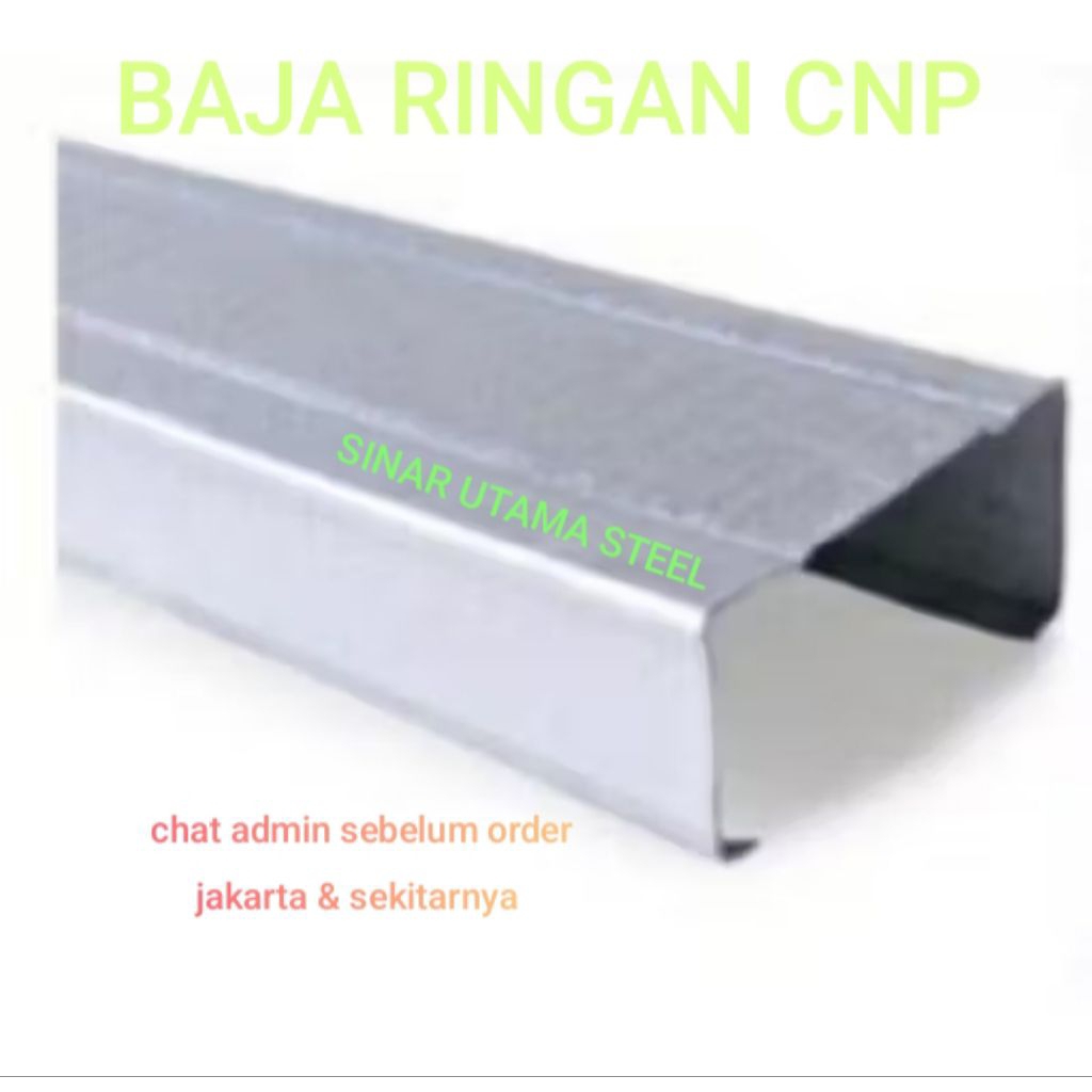 Baja ringan C75 - 0,65 / Baja ringan Cnp C75 std / konstruksi pembuatan gedung rangka baja ringan / 