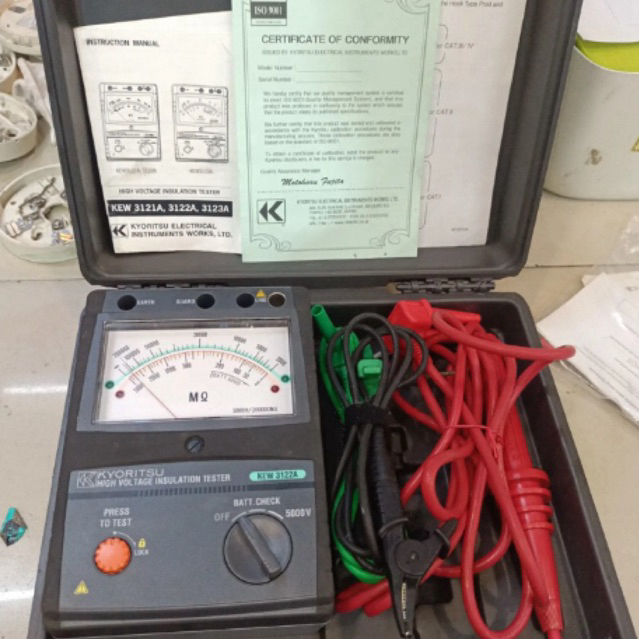 KYORITSU 3122A Analog High Insulation Tester Megger 3122A