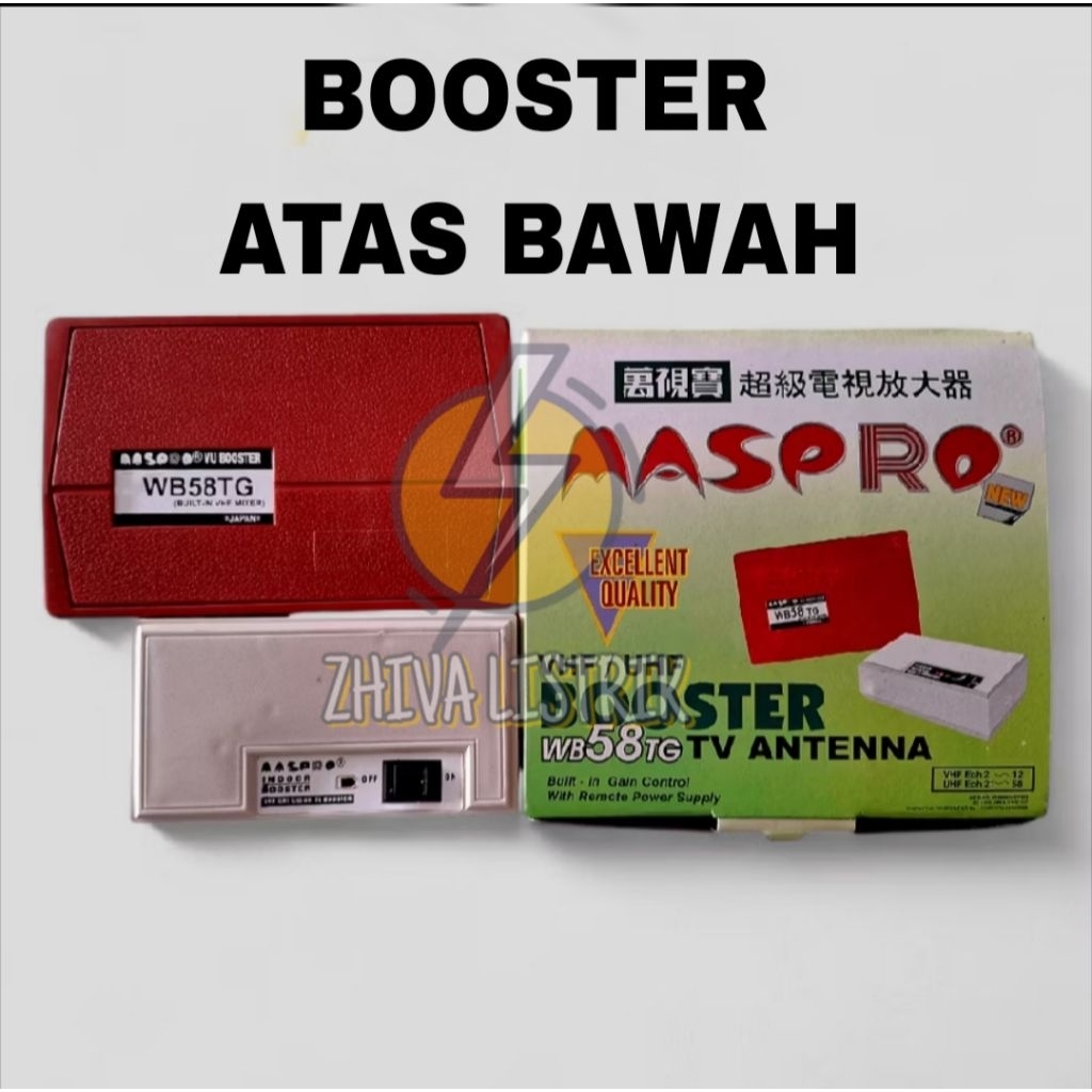 Booster Antena TV Atas Bawah Maspro Original