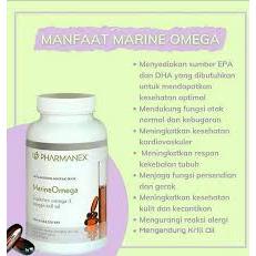 Suplemen Marine Omega 3 Minyak Ikan 120 Kapsul Membantu Kesehatan Jantung Dewasa