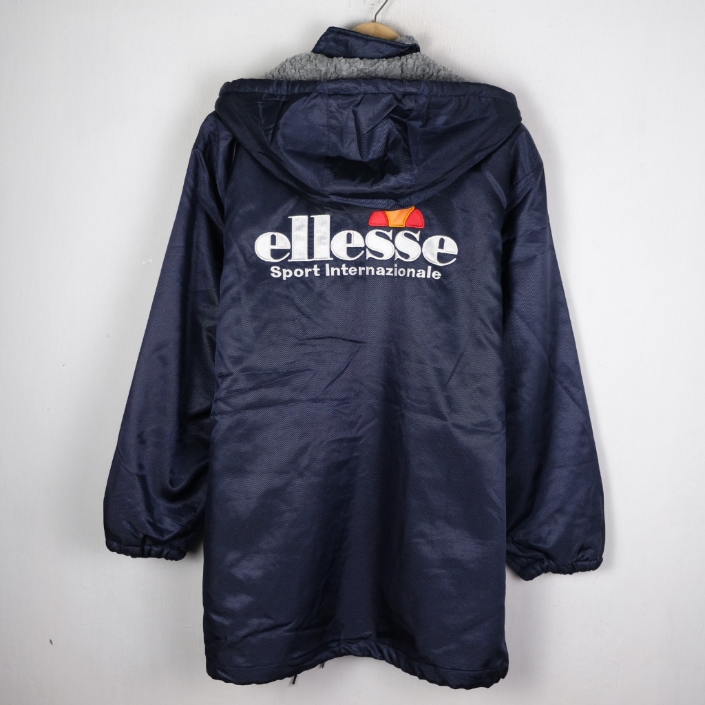 JAKET VINTAGE ELLESSE WINTER SHERPA PARKA JK243 SIZE L