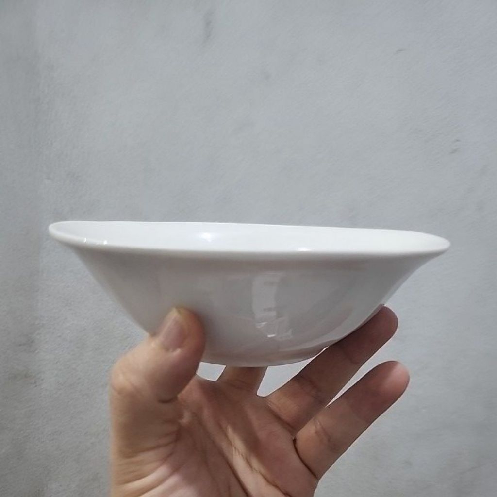 mangkok segi keramik 6inch taniti mangkok sop segi