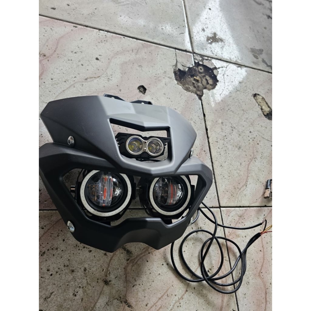 Headlamp vixion nvl nva xabre anv mt25 byson cb150r old vixion