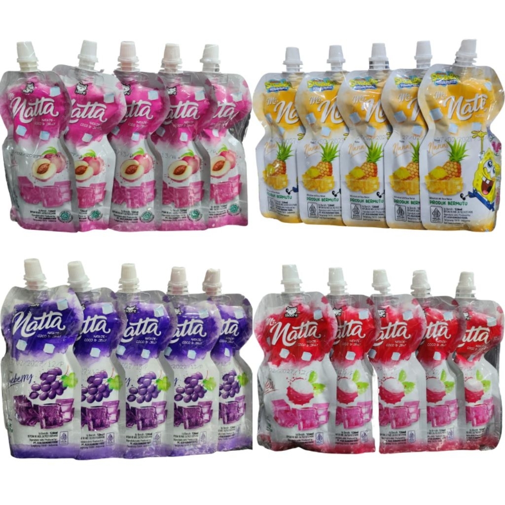 JELLY MR. NATTA ANEKA RASA BUAH ISI 5 PCS