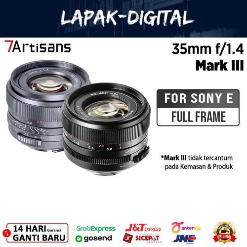 7Artisans 35mm f1.4 Mark III for Sony FE Fullframe Lens 7Artisan 35 mm f/1.4 III