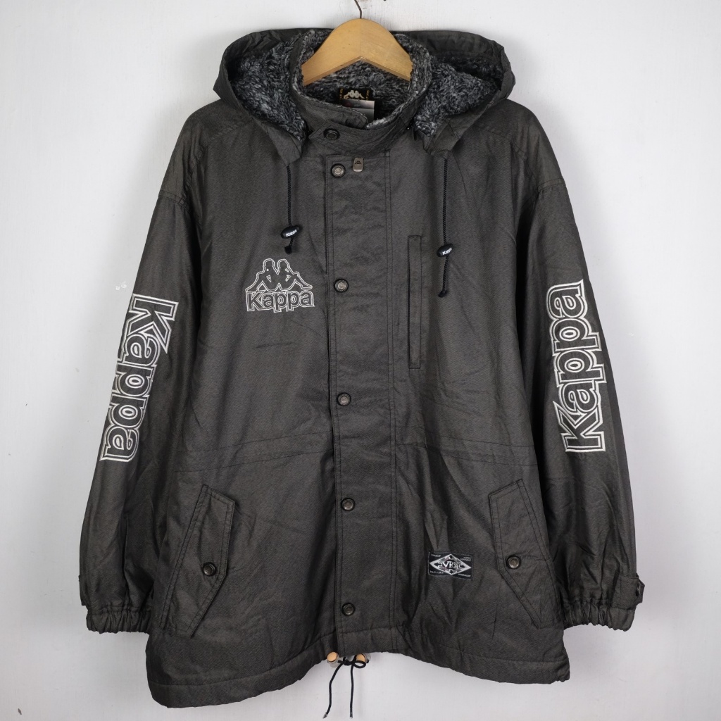 JAKET VINTAGE KAPPA WINTER SHERPA PARKA JK252 SIZE XL