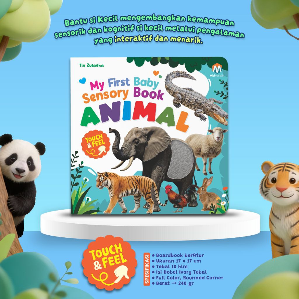 My First Baby Sensory Book Animal