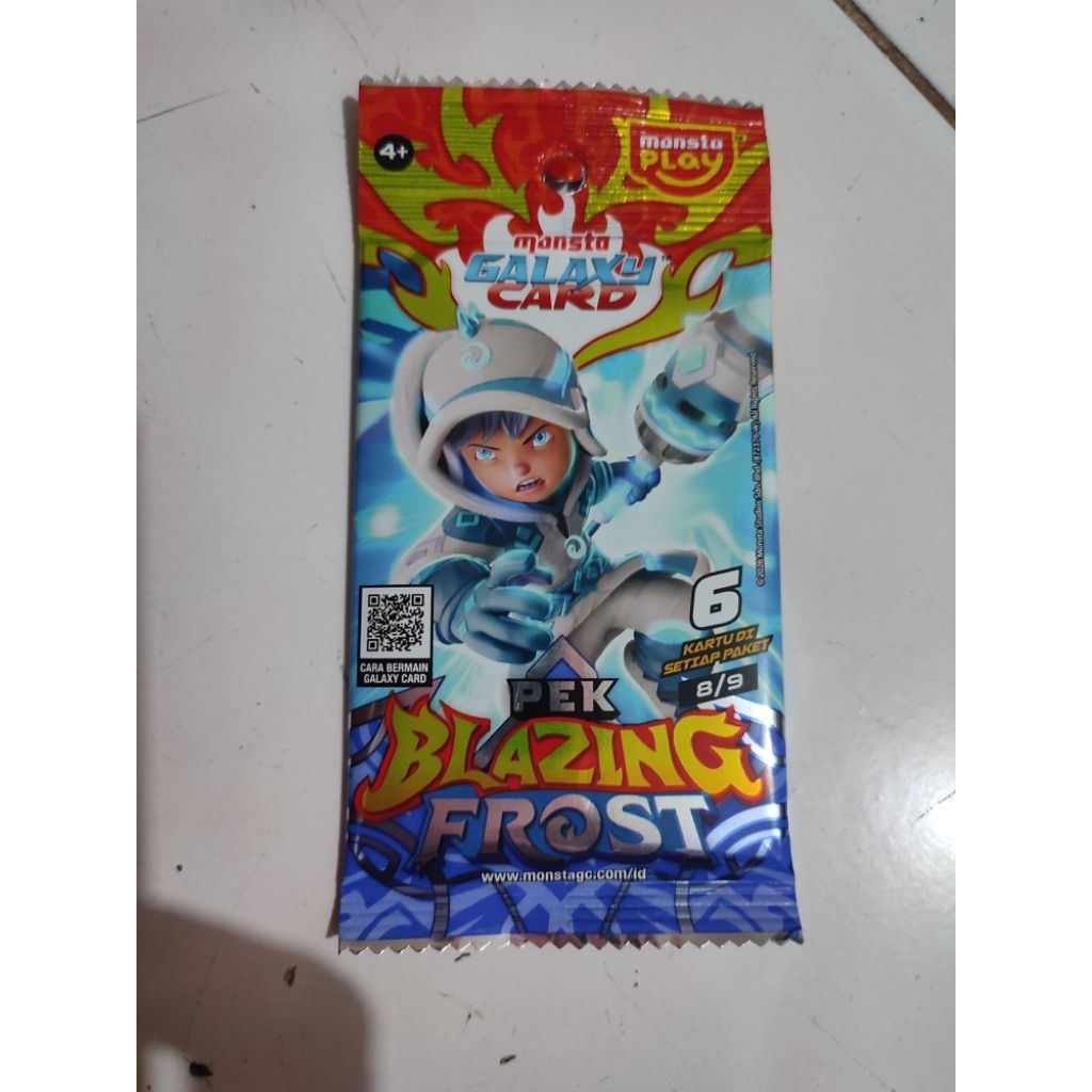 kartu monsta galaxy pek blazing frost 8/9
