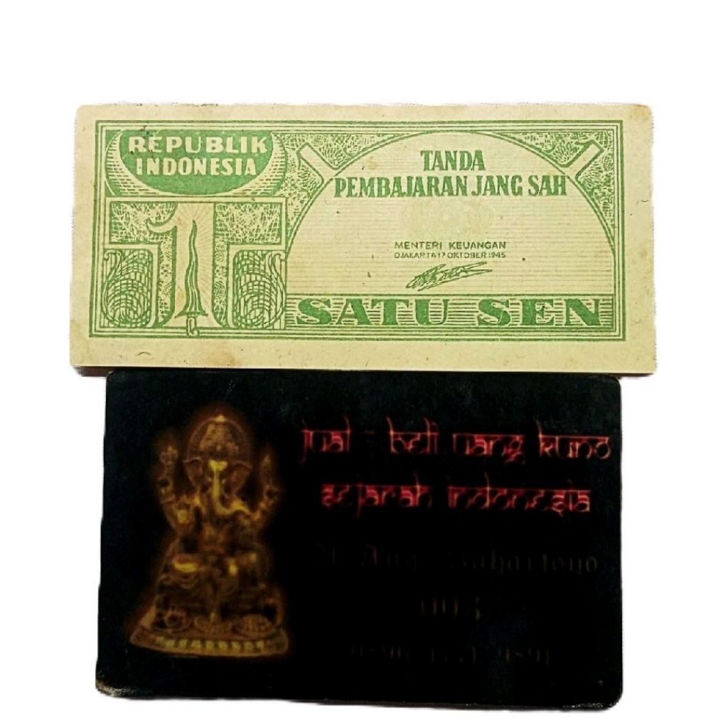 UANG 1 SEN 1945 KERIS