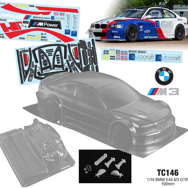 Team C BMW E46 M3 GTR, 190 mm (TC146)