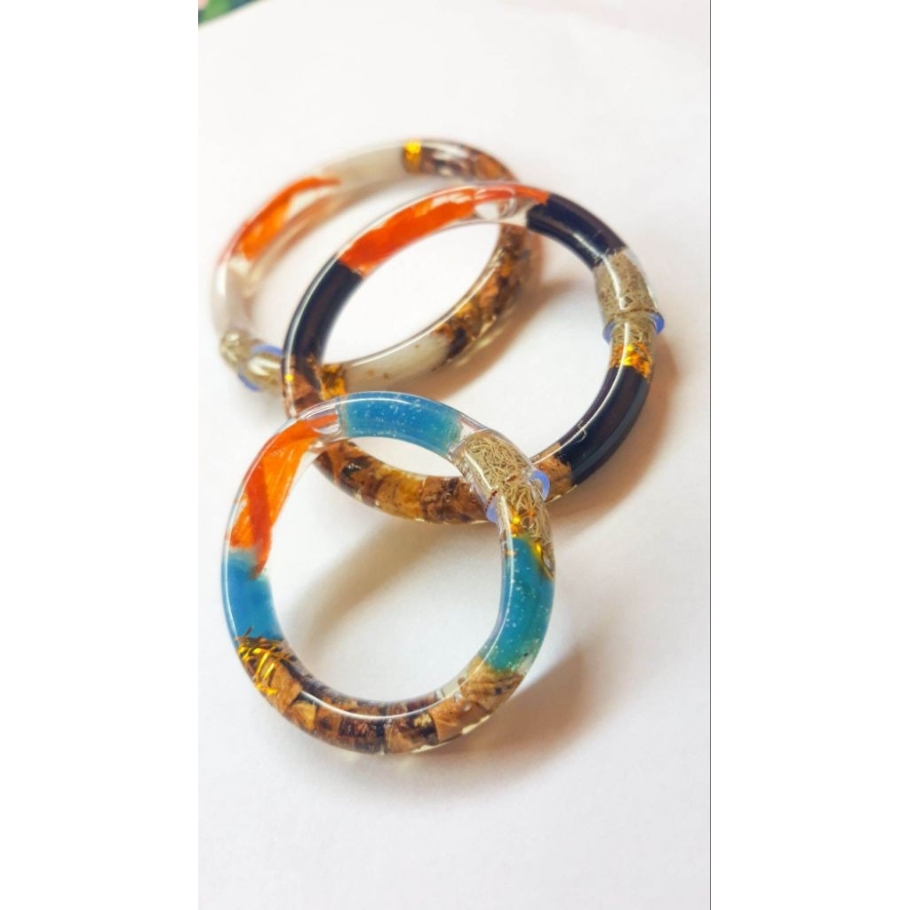 69. gelang sawan bayi Dlingo warna orange