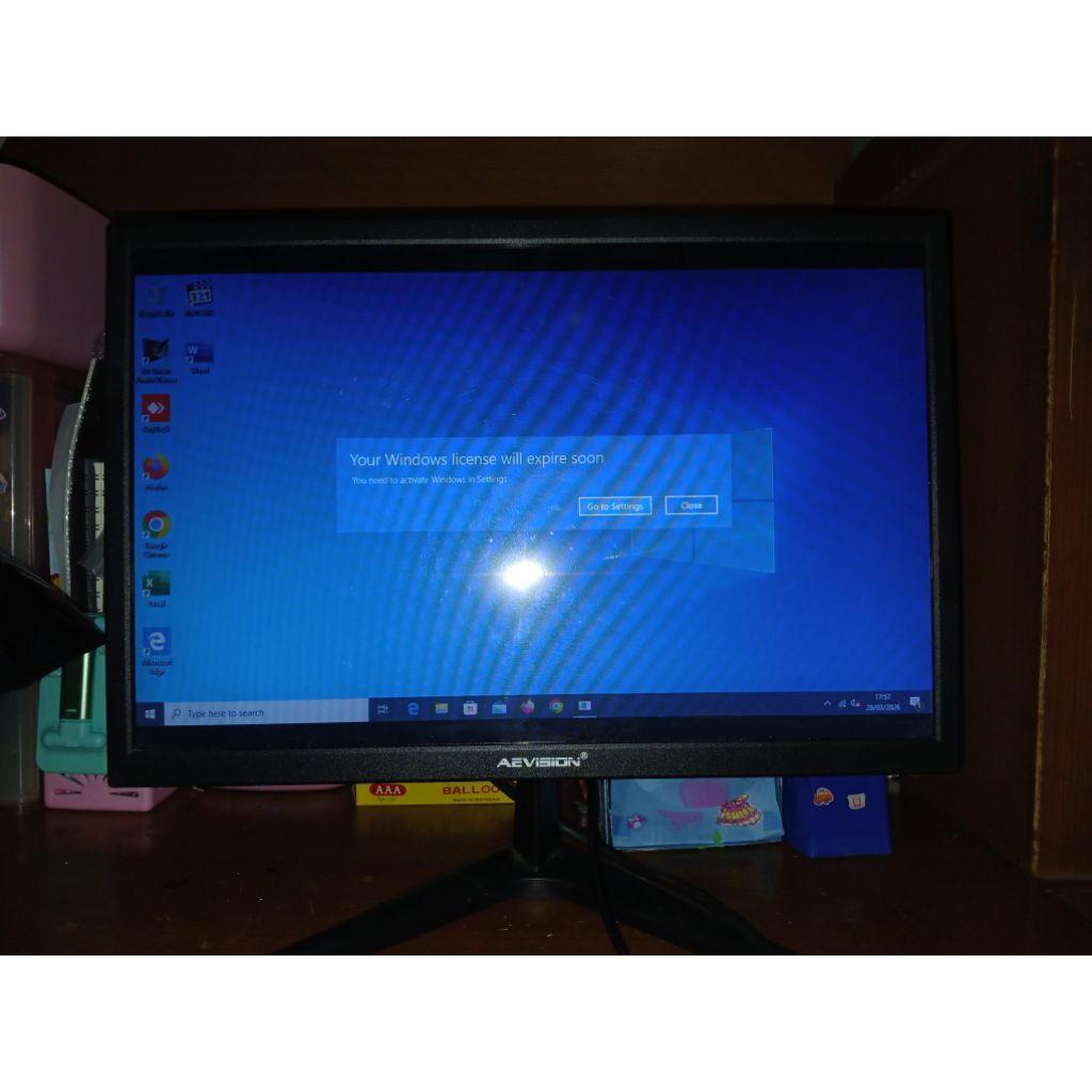 Monitor LED AEVISION 19 inch wide screen port HDMI normal