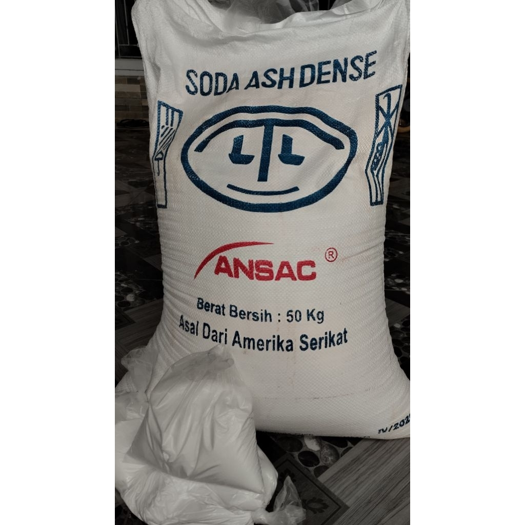 Soda Ash Dense 1Kg/ Pengatur PH Air/Bahan Sabun Laundry