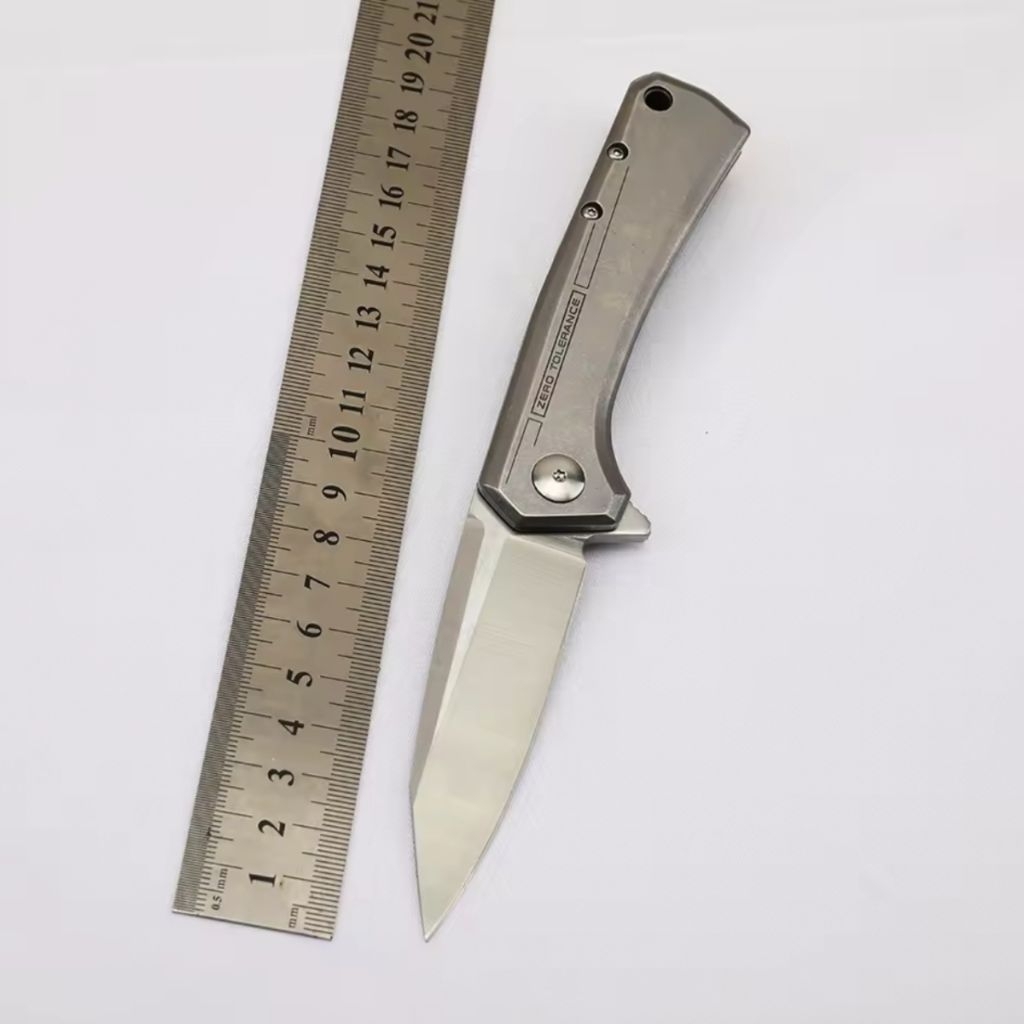 Pisau Dapur Lipat Baja D2 Zero Tolerance ZT 0808 EDC Folding Knife blade steel Outdoor Camping Hunti