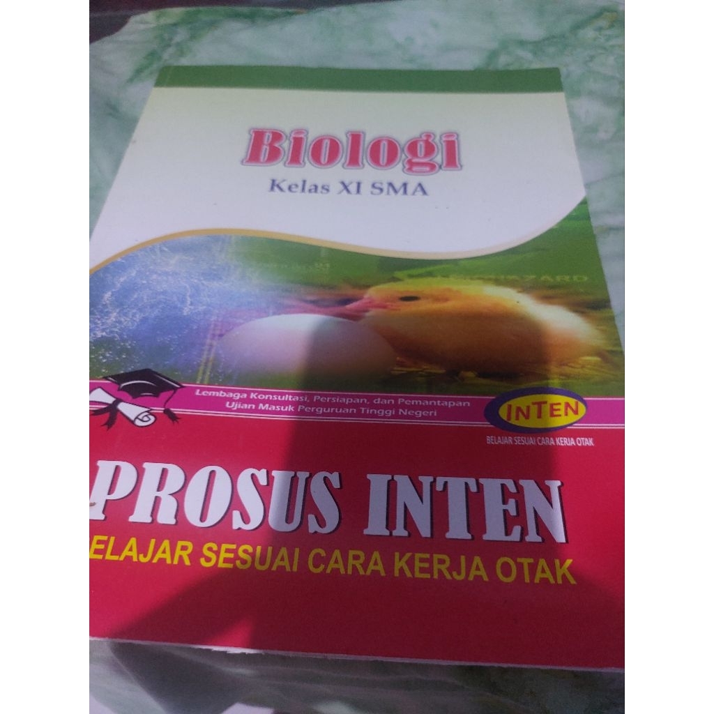 Buku Pembelajaran Biologi kelas XI SMA - Prosus Inten
