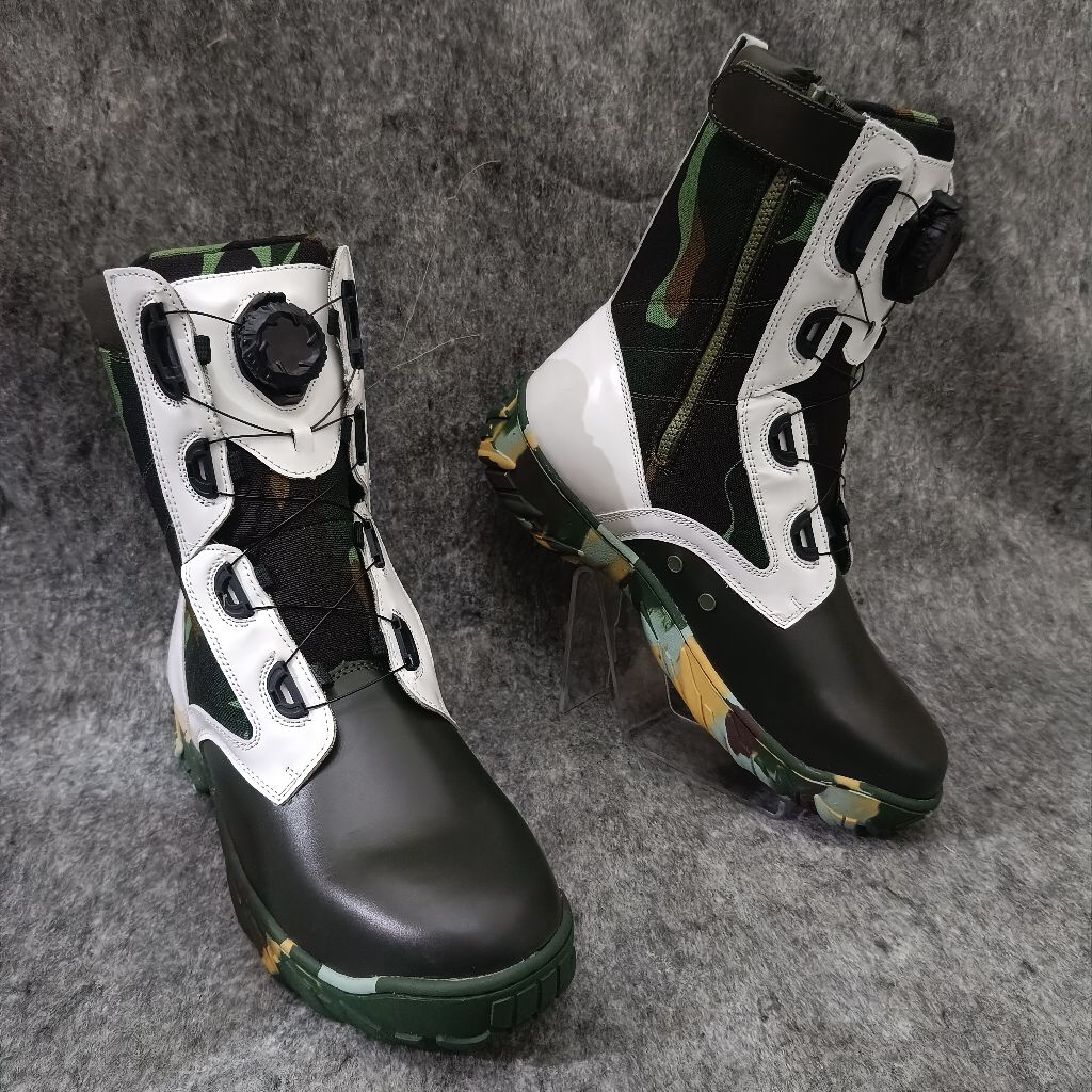 Sepatu PDL PROVOS LORENG BRIMOB 2025 Tali Putar / Sepatu PROVOS LORENG BRIMOB