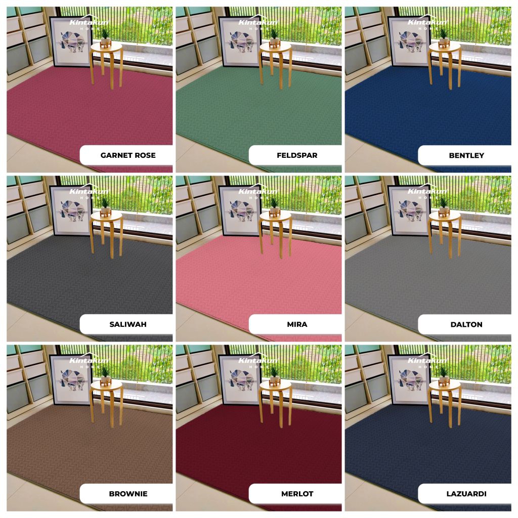 HS KARPET BUSA POLOS SELIMUT KINTAKUN LUXURY size MEDIUM