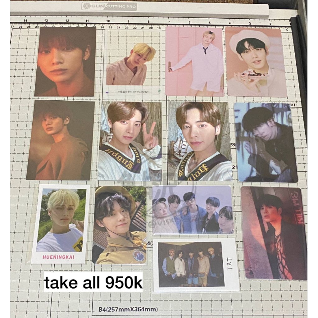 PHOTOCARD TXT OFFICE TOMORROW X TOGETHER YEONJUN PRAMUKA TAEHYUN SOOBIN MPC LENTI POLA OFFICIAL