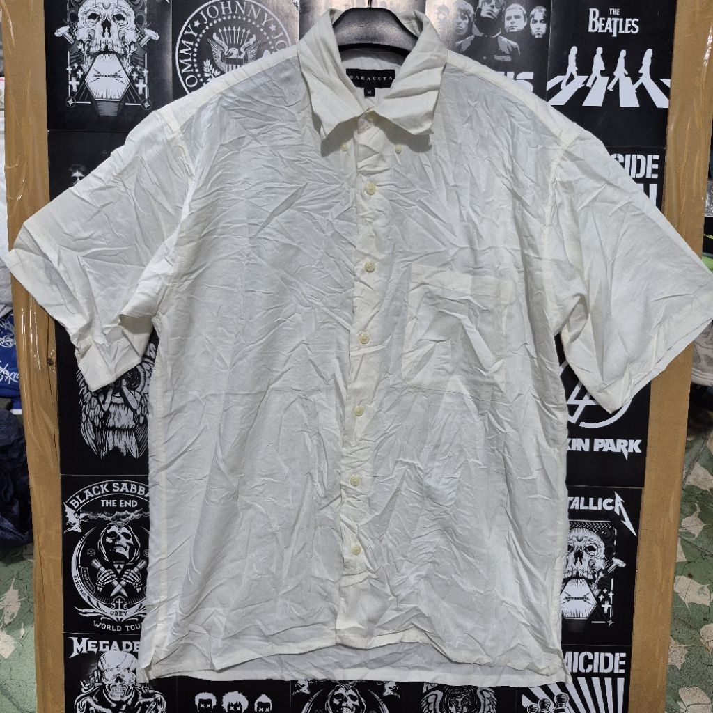 Kemeja Baracuta Putih Pria(XL)