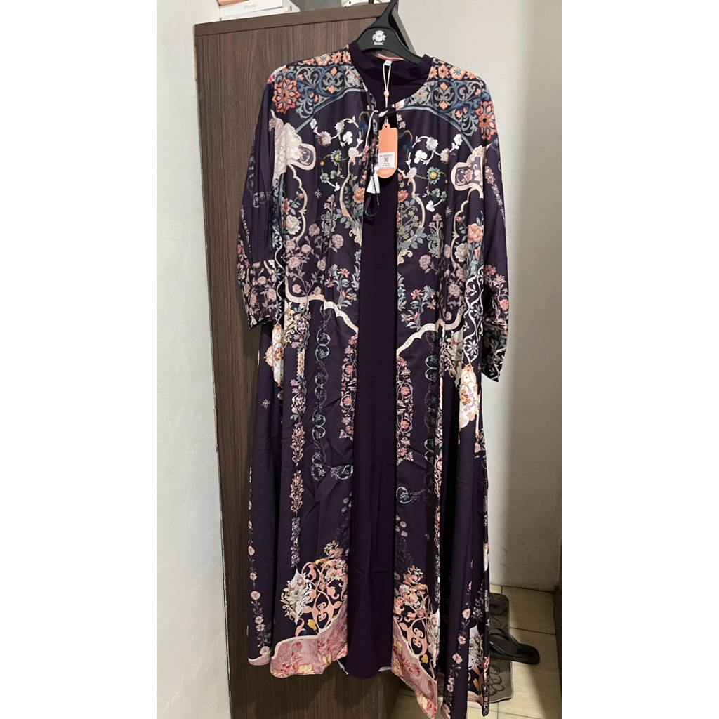 Riamiranda SALe Saiba layer dress set - Burgundy Riamiranda