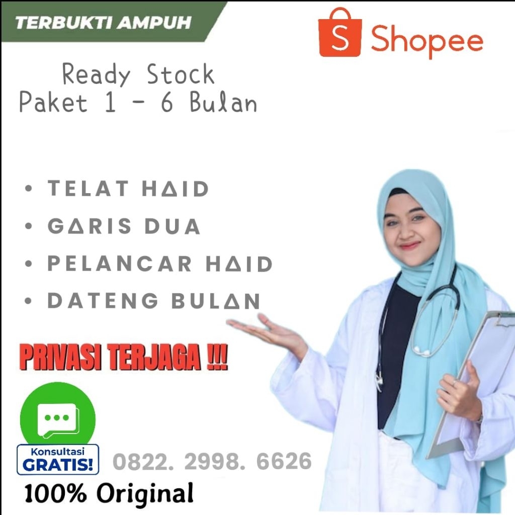 Obat Telat Haid Datang Bulan  Pelancar Menstruasi Efek KB Hormonal Nyeri Haid Azzahra Naturindo