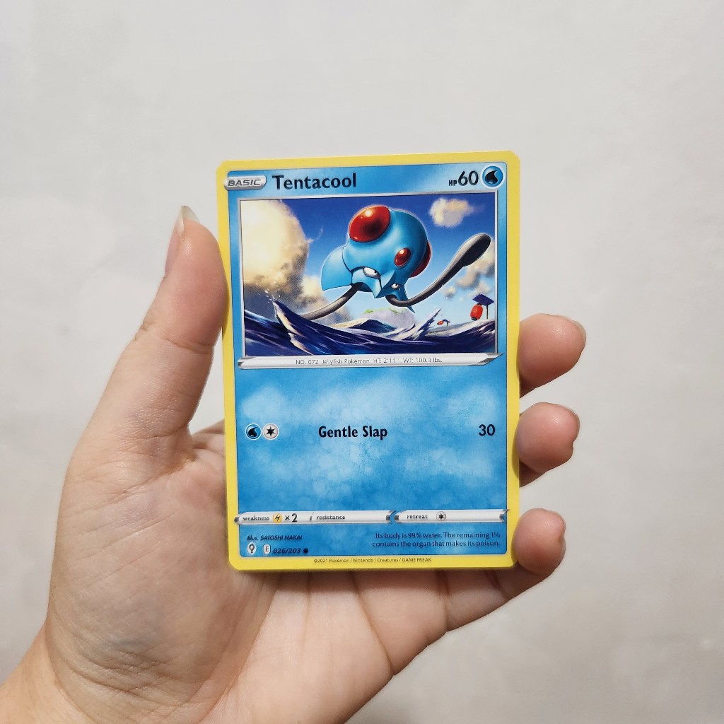 Kartu Pokemon TCG English - Tentacool Tentacruel