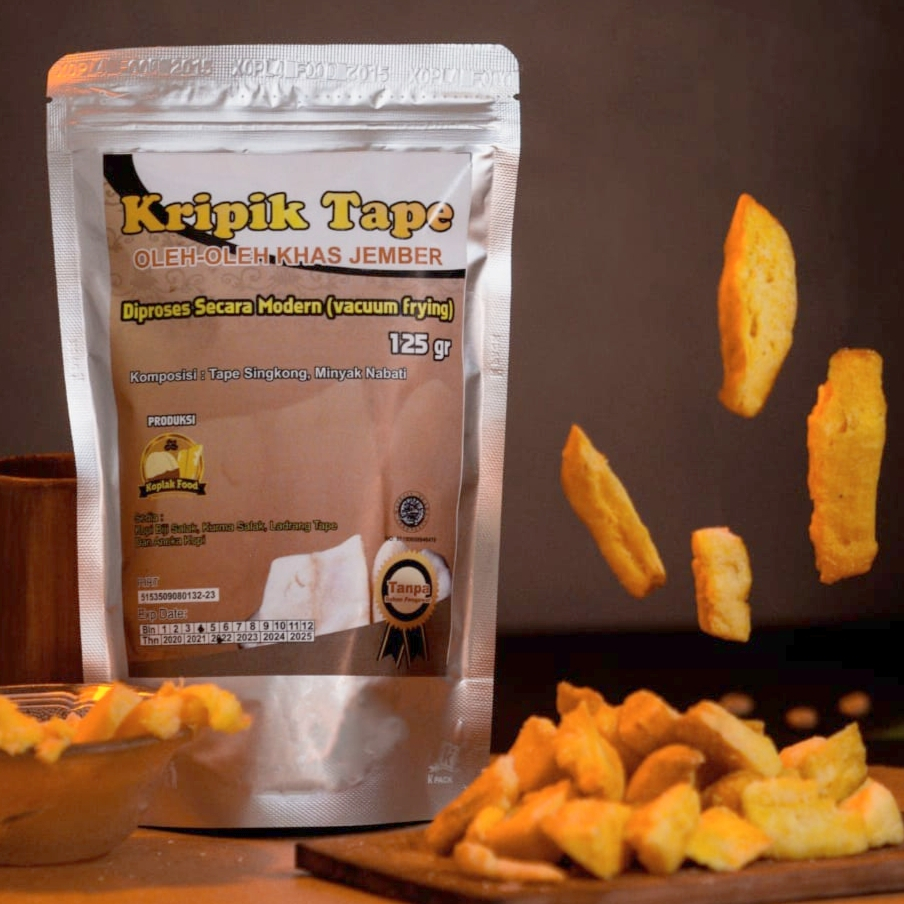 Keripik Tape Singkong khas Jember Kriuk Tape Jember Griya Snack Jember