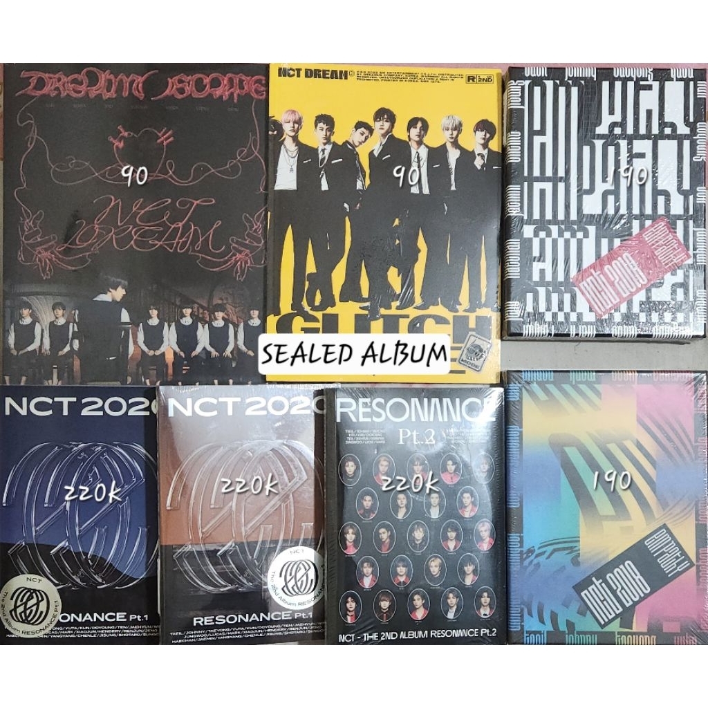 Ready stock nct album sealed nct 127 the resonance 2020 empathy glitch mode dream scape icfa all sea