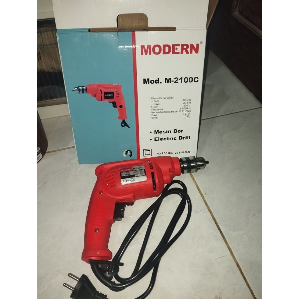 Mesin bor listrik modern m-2100c