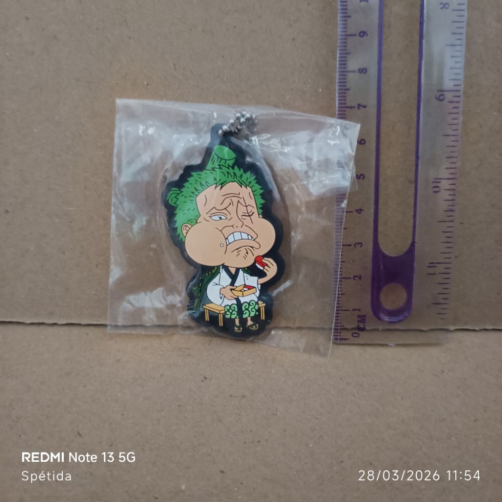 Ichiban Kuji One Piece Prize H Roronoa Zoro Rubber Charm One Piece