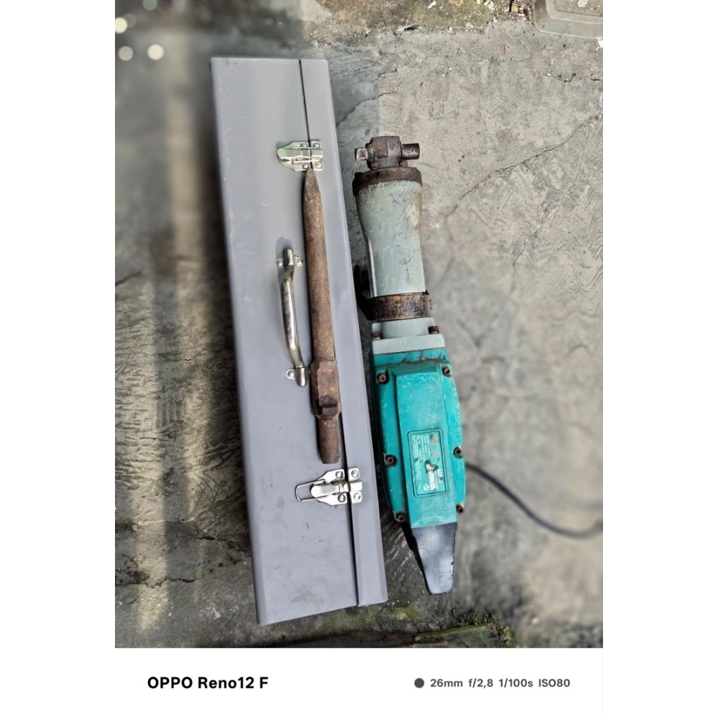 Jack hammer bobok beton 15kg merk DCA barang second kondisi normal siap pakai