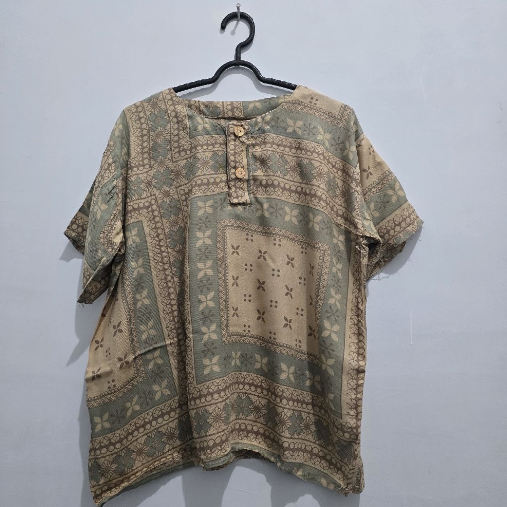 piyama wanita lengan pendek - preloved