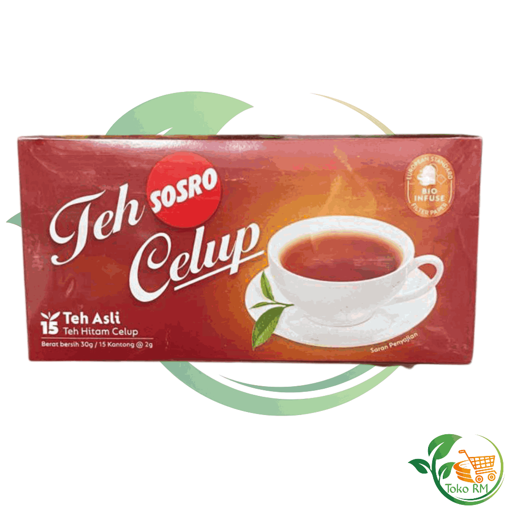 Teh Sosro Celup isi 15 Kantong Teh/ Teh Celup Sosro