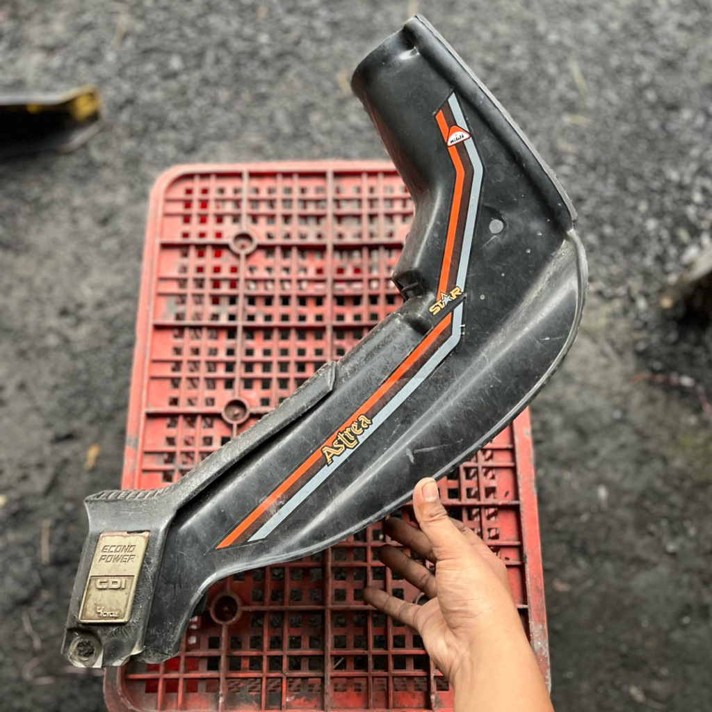 Legshield Sayap Tebeng Tengah Honda Astrea Star Hitam
