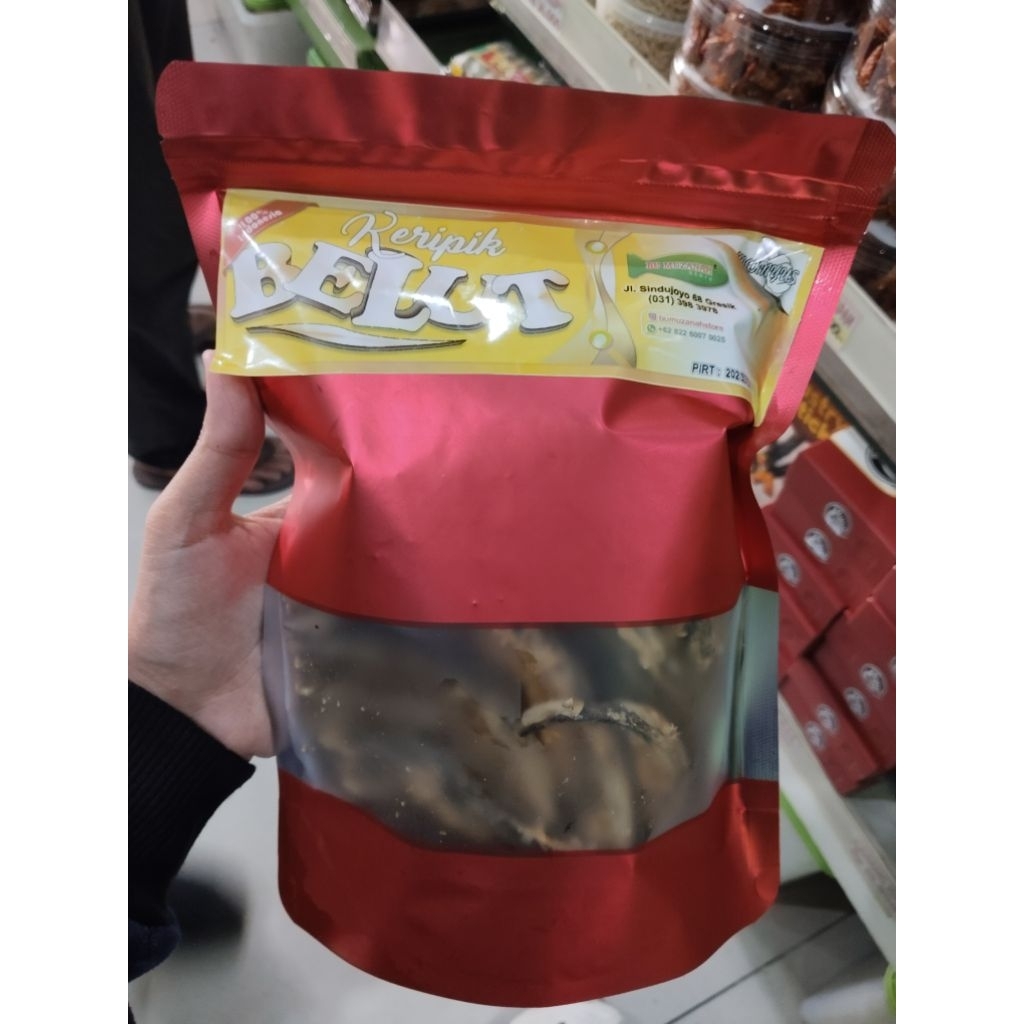 KERIPIK BELUT OLEH OLEH BU MUZANAH