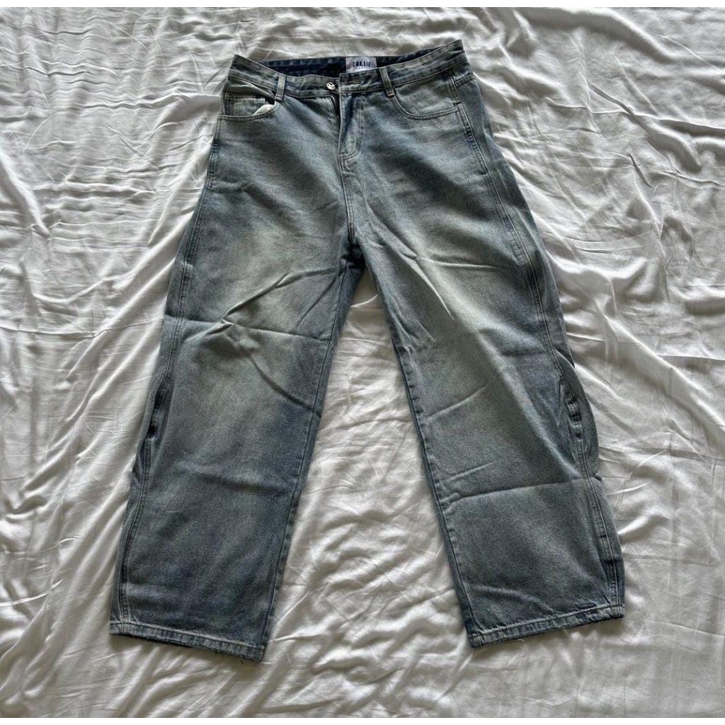 Callie Homme Baggy Jeans Blue