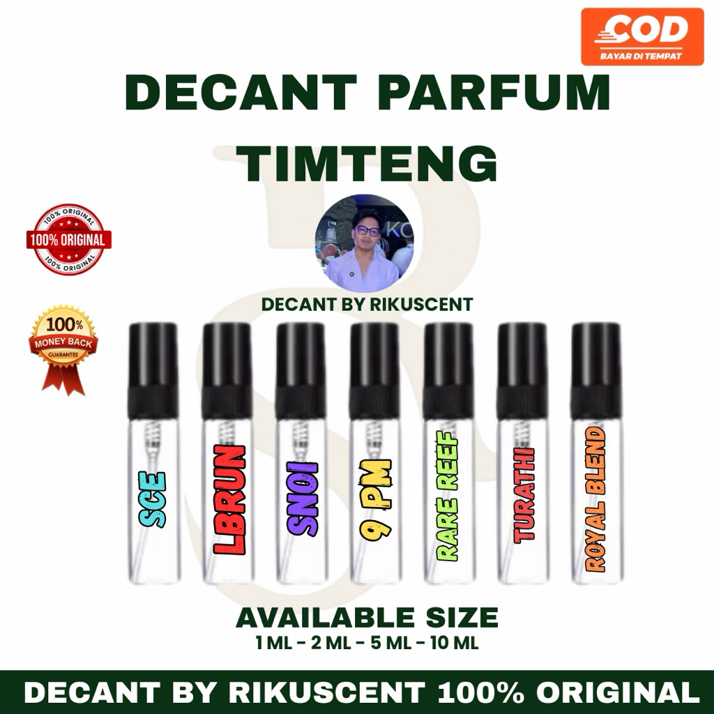 DECANT PARFUM TIMTENG | AFNAN ZIMAYA RASASI DLL