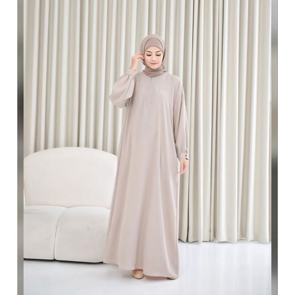 Preloved 1x pakai Zya Abaya Lidia Hadiwinoto